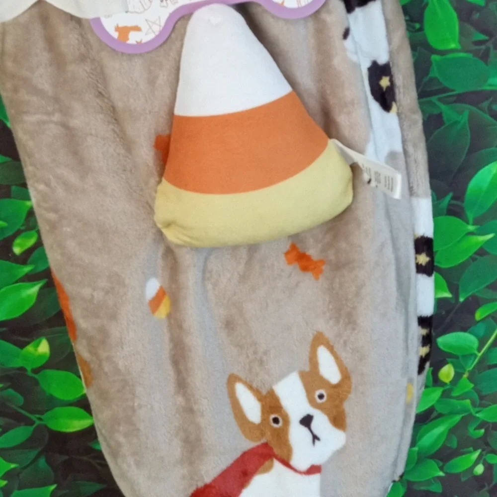 🐾🍒 Berkshire Life Fall Pet Throw Blanket & Toy Set